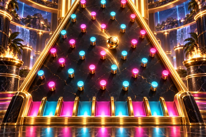 Plinko — ilustracja tematyczna
