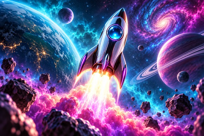 Space XY — ilustracja tematyczna